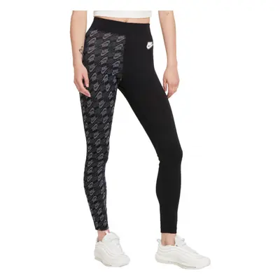 Nike NSW AOP HR LGGNG FTRA W Női legging, fekete, méret