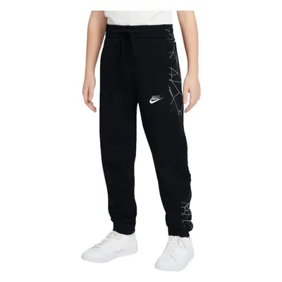 Nike NSW PANT CLUB AOP B Fiú melegítőnadrág, fekete, méret