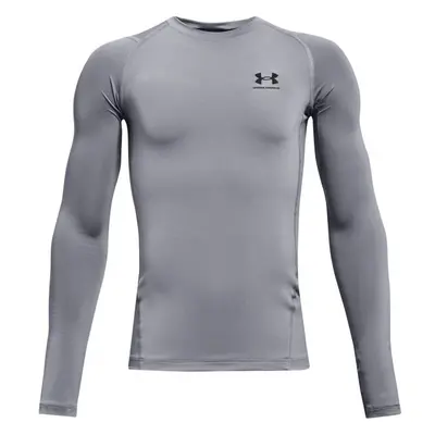 Under Armour HG ARMOUR LS Fiú hosszú ujjú felső, szürke, méret