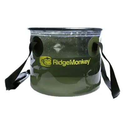 RIDGEMONKEY PERSPECTIVE COLLAPSIBLE BUCKET 15L Vödör, zöld, méret