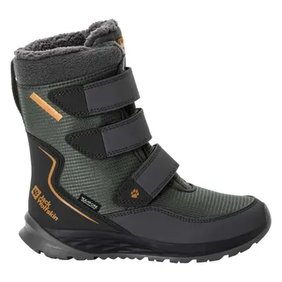 Jack Wolfskin POLAR BOOT TEXAPORE HIGH VC K Gyerek téli cipő, zöld, méret