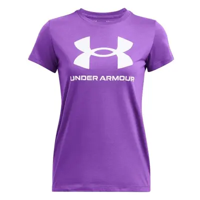 Under Armour LIVE SPORTSTYLE GRAPHIC SS Női póló, lila, méret