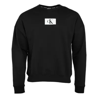 Calvin Klein ´96 TERRY LOUNGE-L/S SWEATSHIRT Férfi sportpulóver, fekete, méret