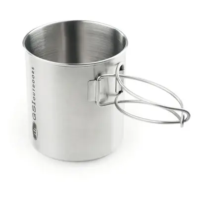 GSI GLACIER STAINLESS BOTTLE CUP LARGE Rozsdamentes acélbögre, ezüst, méret