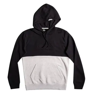 Quiksilver EMBOSS HOOD Férfi pulóver, fekete, méret