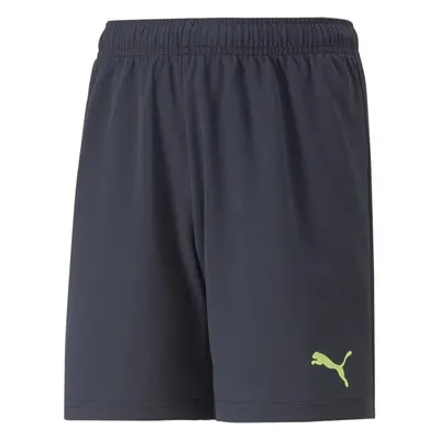 Puma INDIVIDUALRISE SHORTS JR Fiú futball rövidnadrág, sötétszürke, méret