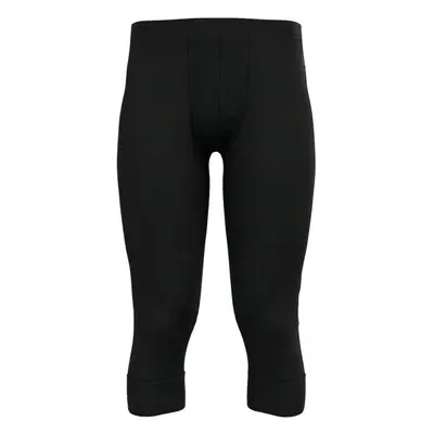 Odlo NATURAL MERINO Férfi thermo háromnegyedes leggings, fekete, méret