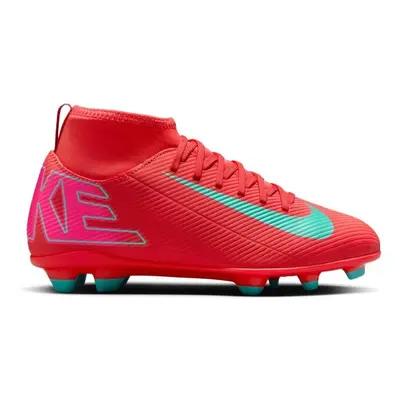 Nike JR SUPERFLY CLUB FG/MG Gyerek futballcipő, piros, méret