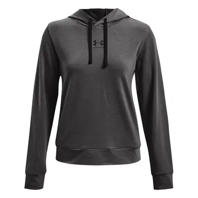 Under Armour RIVAL TERRY HOODIE Női pulóver, sötétszürke, méret