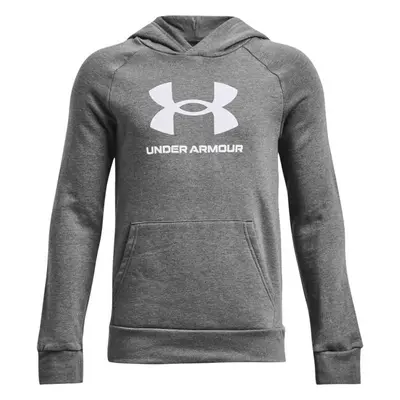 Under Armour RIVAL FLEECE BL HOODIE Fiú pulóver, sötétszürke, méret