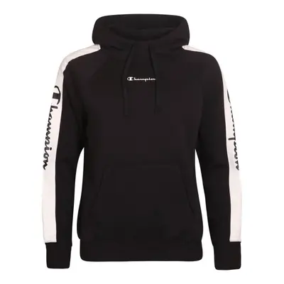 Champion HOODED SWEATSHIRT Női pulóver, fekete, méret