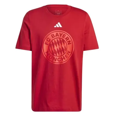 adidas FC BAYERN DNA GRAPHIC Férfi póló, piros, méret