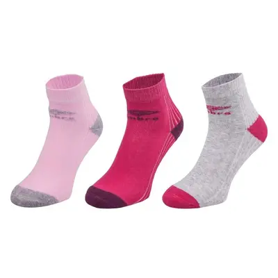 Umbro SPORT SOCKS 3P Gyerek zokni, rózsaszín, méret