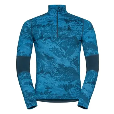 Odlo BL TOP TURTLE NECK WHISTLER Férfi funkcionális felső, kék, méret