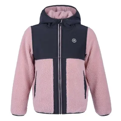 COLOR KIDS TEDDY FLEECE JACKET Gyerek fleece felső, rózsaszín, méret