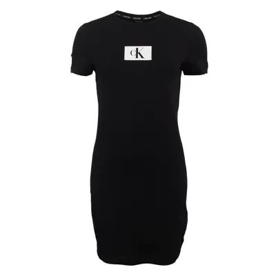 Calvin Klein ´96 LOUNGE-S/S DRESS Női hálóing, fekete, méret