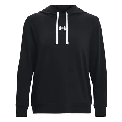 Under Armour RIVAL TERRY HOODIE Női pulóver, fekete, méret