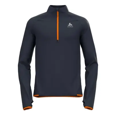 Odlo ZEROWEIGHT MID LAYER 1/2 ZIP Férfi pulóver futáshoz, sötétszürke, méret