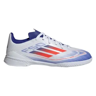 adidas F50 LEAGUE IN J Gyerek teremcipő, fehér, méret