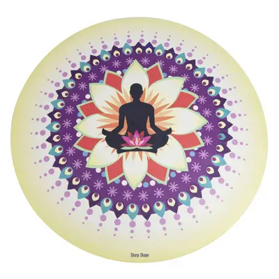 SHARP SHAPE ROUND YOGA MAT MEDITATION Jógamatrac, lila, méret