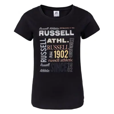 Russell Athletic RUSSELL MIX S/S TEE Női póló, fekete, méret