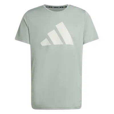 adidas RUN IT TEE Férfi felső, szürke, méret