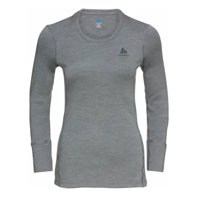 Odlo W BL TOP CREW NECK L/S MERINO260 Női merinó póló, sötétszürke, méret