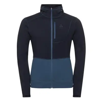 Odlo PERFORMANCE WOOL X-WARM HOODY Férfi pulóver, fekete, méret