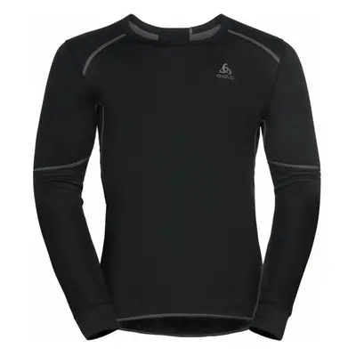 Odlo BL TOP CREW NECK L/S ACTIVE X-WARM ECO Férfi aláöltöző felső, fekete, méret