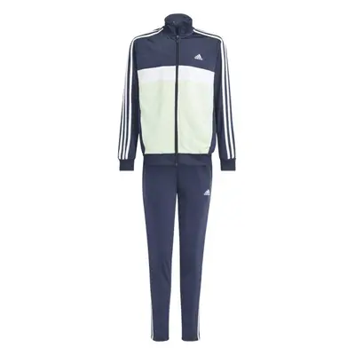 adidas ESSENTIALS TIBERIO TRACKSUIT JR Gyerek melegítő szett, sötétkék, méret