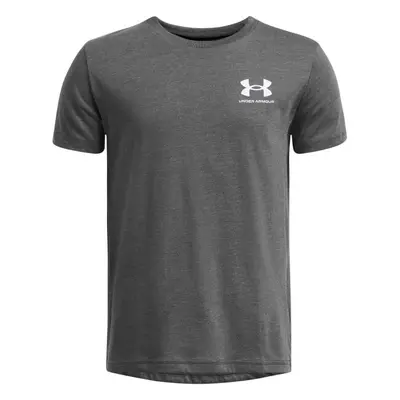 Under Armour SPORTSTYLE LEFT CHEST SS Rövidujjú fiú póló, sötétszürke, méret