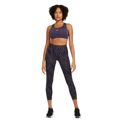 Nike ONE 7/8 PRINTED Női legging, lila, méret