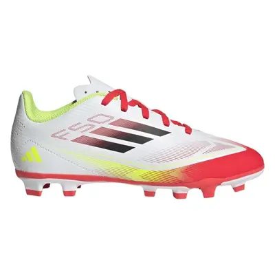 adidas F50 LEAGUE FG/MG J Gyerek futballcipő, fehér, méret 2/3