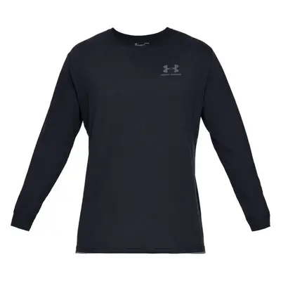 Under Armour SPORTSTYLE LEFT CHEST LS Férfi póló, fekete, méret