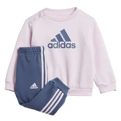 adidas BADGE OF SPORT JOGGER SET Gyerek melegítő szett, rózsaszín, méret