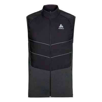 Odlo VEST RUN EASY S-THERMIC Férfi mellény futáshoz, fekete, méret