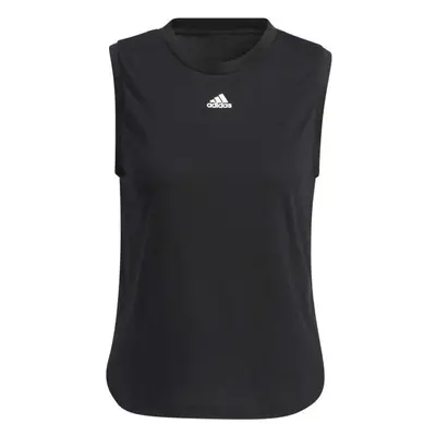 adidas SOLID TK Női edzőtop, fekete, méret