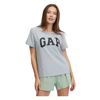 GAP LOGO SLUB Női póló, szürke, méret