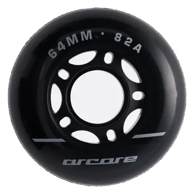 Arcore INLINE WHEELS 4PACK 64-82A Görkorcsolya kerék, fekete, méret