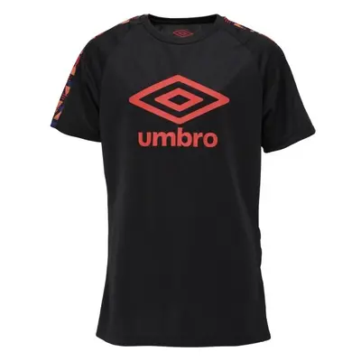 Umbro FORMATION JERSEY - JNR Fiú sportpóló, fekete, méret