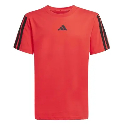 adidas JERSEY ESSENTIALS LOGO KIDS Gyerek edzőpóló, piros, méret