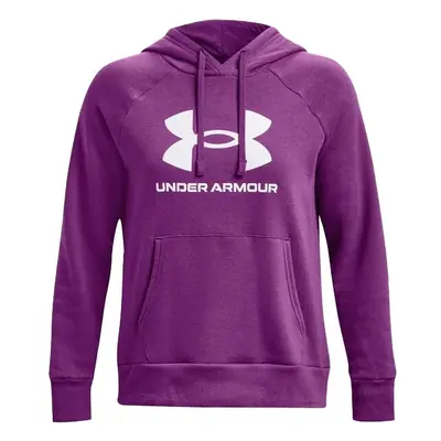 Under Armour RIVAL FLEECE BIG LOGO Női pulóver, lila, méret