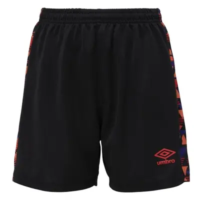 Umbro FORMATION KNIT SHORT - JNR Gyerek sport rövidnadrág, fekete, méret