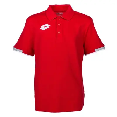 Lotto POLO DELTA JR Fiú ingpóló, piros, méret