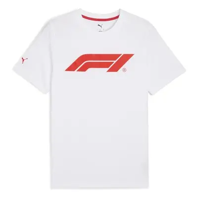 Puma F1 ESSENTIALS LOGO TEE Férfi póló, fehér, méret