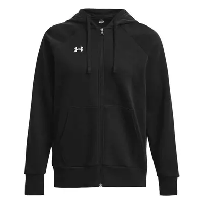 Under Armour RIVAL FLEECE FZ HOODIE Női pulóver, fekete, méret