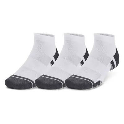 Under Armour PERFORMANCE TECH 3PK LOW Uniszex zokni, fehér, méret