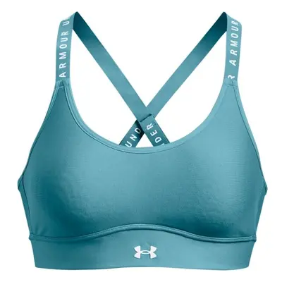 Under Armour INFINITY MID COVERED Női sportmelltartó, türkiz, méret