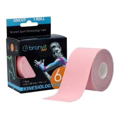 BronVit SPORT KINESIO TAPE CLASSIC Kineziológiai tapasz, rózsaszín, méret