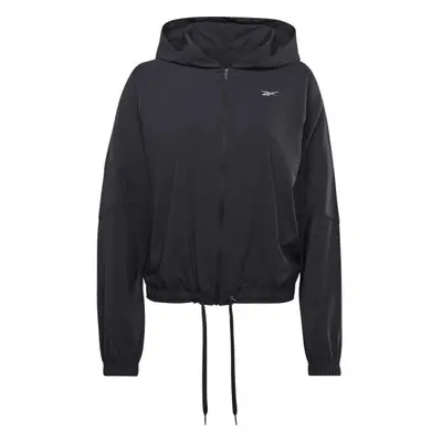 Reebok RUN WOVEN JACKET Női kabát, fekete, méret